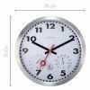 NeXtime Arabic Outdoor Wall Clock 35cm White - Lighting Superstore