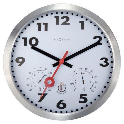 NeXtime Arabic Outdoor Wall Clock 35cm White - Lighting Superstore