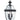 Lancaster 3-Light Coach Light Pendant - Black - Lighting Superstore