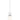 GL SG Clark 1L pendant, Brushed Nickel