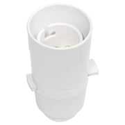 Lampholder 10mm White with Switch - Lighting Superstore