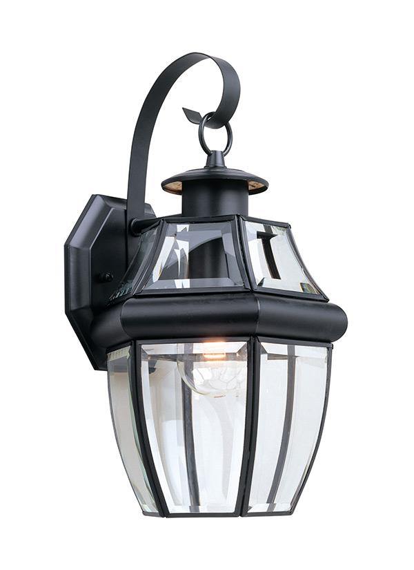 Lancaster 1-Light Coach Wall Light - Black - Lighting Superstore