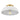 Stu 1 Light Flush Mount Lacquered Brass with White Shade