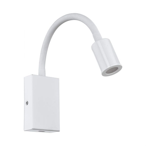 Tazzoli White 3.5w Wall Light with Usb Charger
