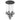 Ariscani 10 Light Black with Black Transparent Glass