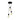 Pozueta 3 Light Pendant Black
