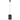 Cremella Black Small Pendant