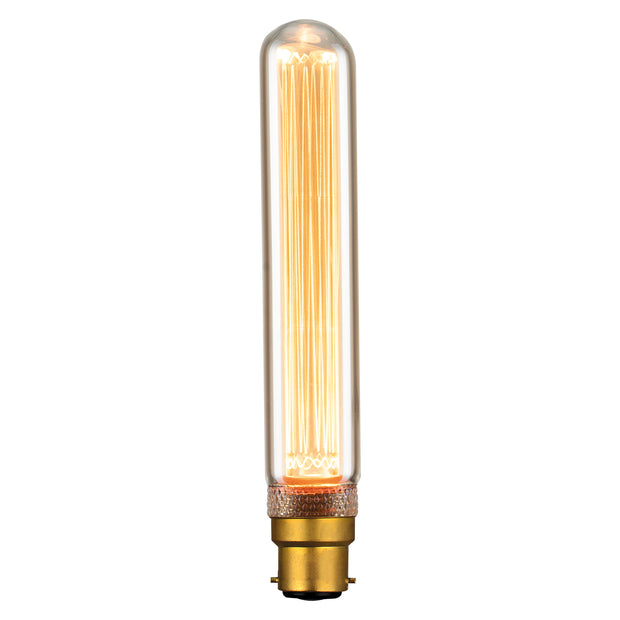 2W 1800K LED Vintage Amber Glass BC/B22 T30 Globe