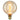 4W 1800K LED Vintage Amber Glass BC/B22 G125 Globe