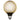 4W 2700K LED Frosted with Black Net Mesh ES/E27 G125 Globe
