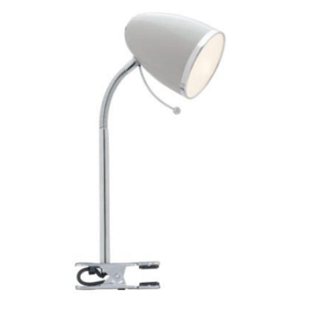 Sara E27 Clamp Lamp Grey