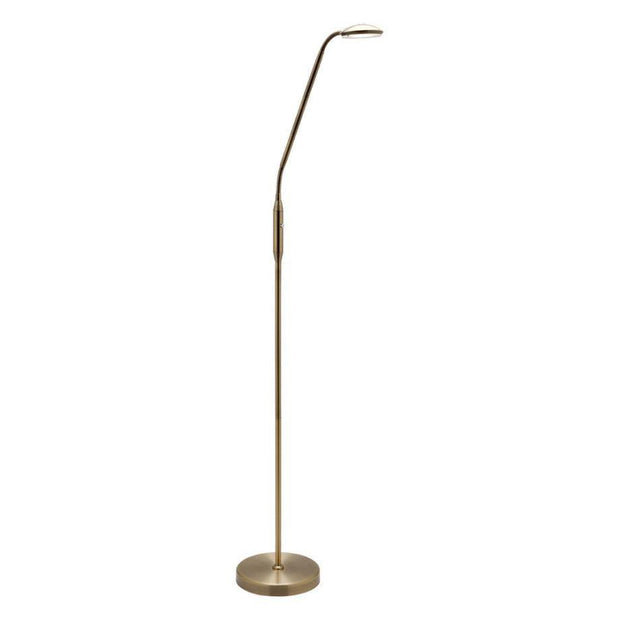 Dylan LED Floor Lamp Antique Brass - Lighting Superstore