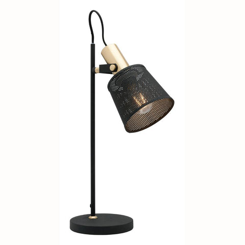 Arizona Table Lamp Black and Brass - Lighting Superstore