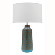 Faro Table Lamp Teal - Lighting Superstore