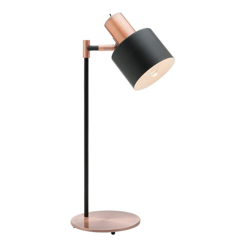 Benjamin Table Lamp Black and Copper - Lighting Superstore