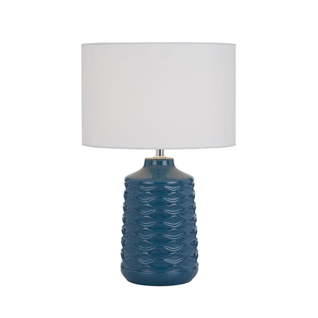 Agra Blue/White Table Lamp