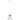 Alta Pendant Light White and Copper - Lighting Superstore