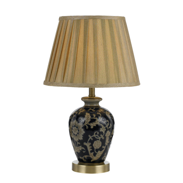 Amani Blue and Gold Table Lamp