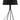 Anna Table Lamp Black With Black Coal Shade