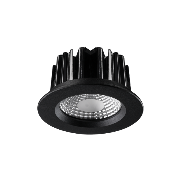 Apex 25w LED 60° 145mm Downlight Black