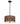 Autumn Large Aged Bronze Pendant Light with Amber Lining - Lighting Superstore