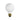 4w E27 (ES) Warm White LED Opal Matt G95 Dimmable Globe