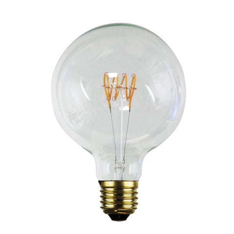 3w E27 (ES) Extra Warm White LED A60 Dimmable Filament Globe