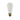 5w E27 (ES) Extra Warm White LED Dimmable Filament Pear Globe