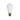 6w E27 (ES) Warm White LED Opal Dimmable Pear Globe