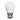 5.5w B22 (BC) Cool White LED Fancy Round Globe