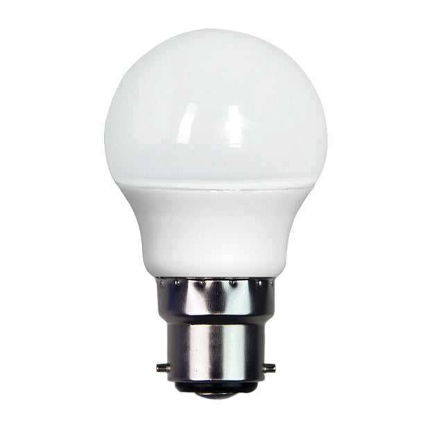 5.5w B22 (BC) Cool White LED Fancy Round Globe