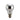 6w E27 (ES) Warm White LED A60 Silver Crown Globe