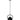 Bella Pendant Light Black with Gold Inside - Lighting Superstore