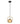 Bella Pendant Light Gold with Gold Inside - Lighting Superstore