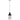 Blackband Single Iron Cage Pendant Curved - Lighting Superstore