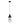 Blackband Single Iron Cage Pendant Curved - Lighting Superstore