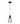 Blackband Single Iron Cage Pendant Angled - Lighting Superstore