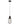 Blackband Single Iron Cage Pendant Pear - Lighting Superstore