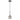 Bobo 3w G9 Warm White LED Pendant Black and Smoke