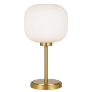 Bobo E27 Table Lamp Antique Gold and Opal