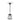 Cantena 15 IP43 Exterior Pendant Black