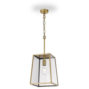 Cantena 25 IP43 Exterior Pendant Antique Brass