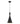 Caviar Pendant Light Black with Gold Interior - Cone - Lighting Superstore