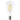 8w Bayonet (BC) Carbon Filament LED Pear Warm White - Lighting Superstore