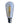 4w BC ST57 LED Carbon Look (Amber) 2200K (380 Lumens) LED Globe - Lighting Superstore