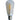 4w Edison Screw (ES) Amber Glass Carbon Filament LED Pear Warm White - Lighting Superstore