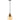 Champan E27 Ellipse Pendant Bronze and Amber