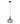 Cheveux Pendant Light Black Mesh - Wine Glass Small - Lighting Superstore