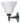 Koscina Wall Light Chrome Cone - Opal - Lighting Superstore