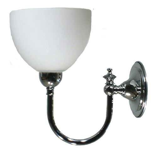 Loxton Wall Light Chrome Round - Lighting Superstore
